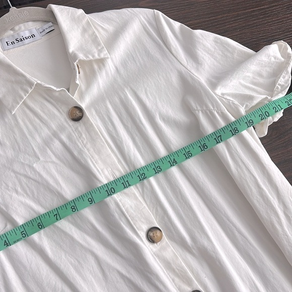 En Saison mini button‎ down dress Sz M - Picture 4 of 7